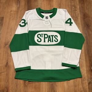 Authentic Toronto Maple Leafs Auston Matthews Jersey St Pats NHL Hockey Adidas
